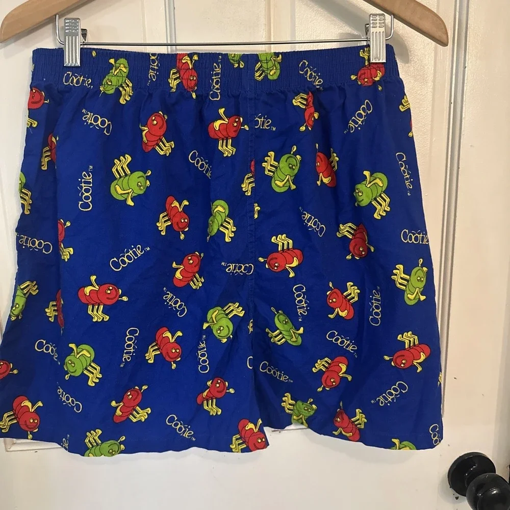Hasbro Vintage‎ 2001 Cootie Brand Cootie Boxer Shorts Size XLarge All Over Print